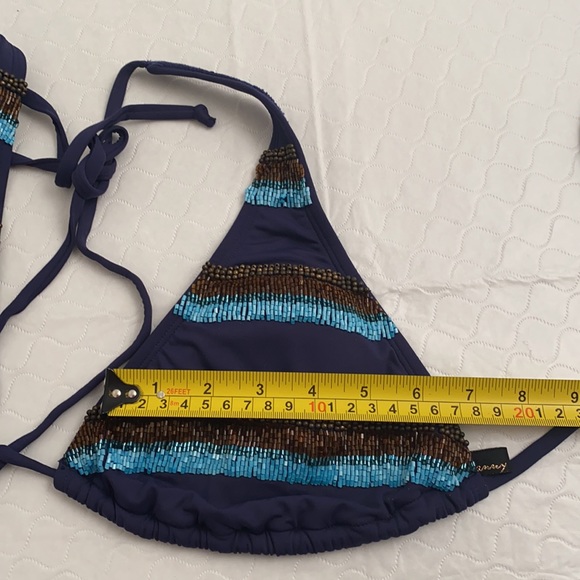 Hermanny by Vix navy and brown beaded bikini 12 - Picture 12 of 15